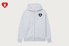 CHENILLE EMBROIDERY ZIP UP HOODIE