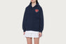 CHENILLE EMBROIDERY ZIP UP HOODIE