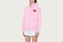 CHENILLE EMBROIDERY ZIP UP HOODIE