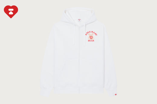 APEE CUTIE BEAR ZIP UP HOODIE