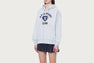 APEE HEART COLLEGE PRINT ZIP HOODIE