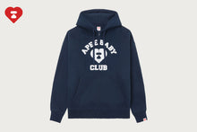 APEE HEART COLLEGE PRINT ZIP HOODIE
