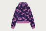 HEART BADGE CAMO HOODED ZIP UP SWEATER #1