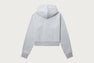 HEART BADGE HOODED ZIP UP SWEATER #2
