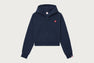 HEART BADGE HOODED ZIP UP SWEATER #2
