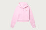 HEART BADGE HOODED ZIP UP SWEATER #2