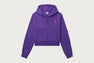 HEART BADGE HOODED ZIP UP SWEATER #2
