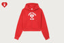 APEE HEART COLLEGE PRINT ZIP HOODIE