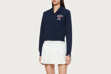 APEE CAMO HEART COLLEGE PRINT KNIT ZIP HOODIE #1