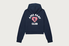 APEE CAMO HEART COLLEGE PRINT KNIT ZIP HOODIE #1