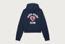 APEE CAMO HEART COLLEGE PRINT KNIT ZIP HOODIE #1