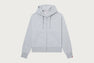 APEE HEART KNIT ZIP HOODIE