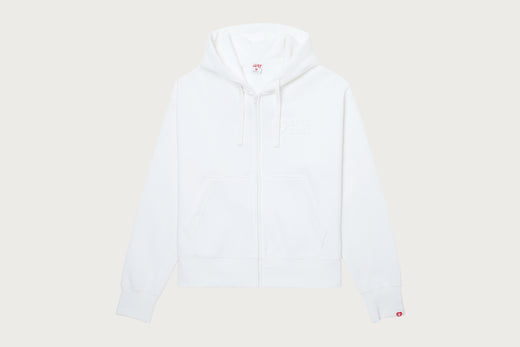APEE HEART KNIT ZIP HOODIE