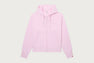 APEE HEART KNIT ZIP HOODIE