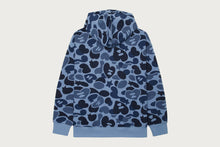 APEE CAMO HEART BADGE KNIT ZIP HOODIE #2