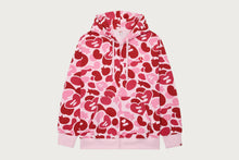 APEE CAMO HEART BADGE KNIT ZIP HOODIE #2