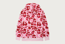APEE CAMO HEART BADGE KNIT ZIP HOODIE #2