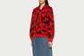 APEE CAMO HEART BADGE KNIT ZIP HOODIE #2