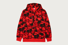 APEE CAMO HEART BADGE KNIT ZIP HOODIE #2
