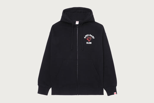 APEE CAMO HEART COLLEGE PRINT KNIT ZIP HOODIE #2