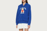APEE BABY CUTIE BEAR PRINT HOODED ZIP UP SWEATER