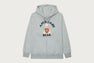 APEE BABY CUTIE BEAR PRINT HOODED ZIP UP SWEATER