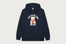 APEE BABY CUTIE BEAR PRINT HOODED ZIP UP SWEATER