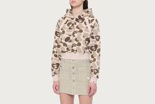 APEE CAMO HOODED ZIP UP SWEATER