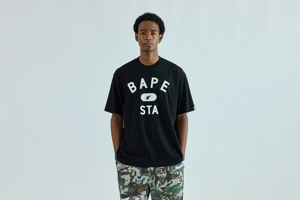 BAPE STA COLLEGE RELAXED FIT TEE #2 | bape.com