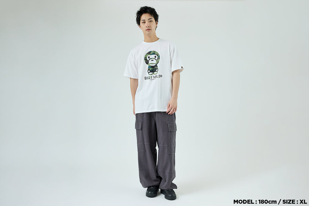 1ST CAMO BABY MILO TEE | bape.com