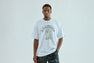 HAND DRAWN OUTLINE COLLEGE RELAXED FIT TEE