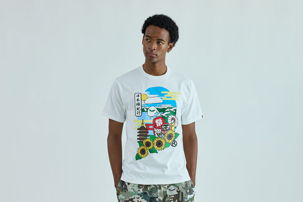 JAPAN CULTURE APE HEAD TEE | bape.com