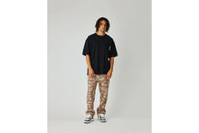 LINE CAMO FLAG LABEL POCKET TEE