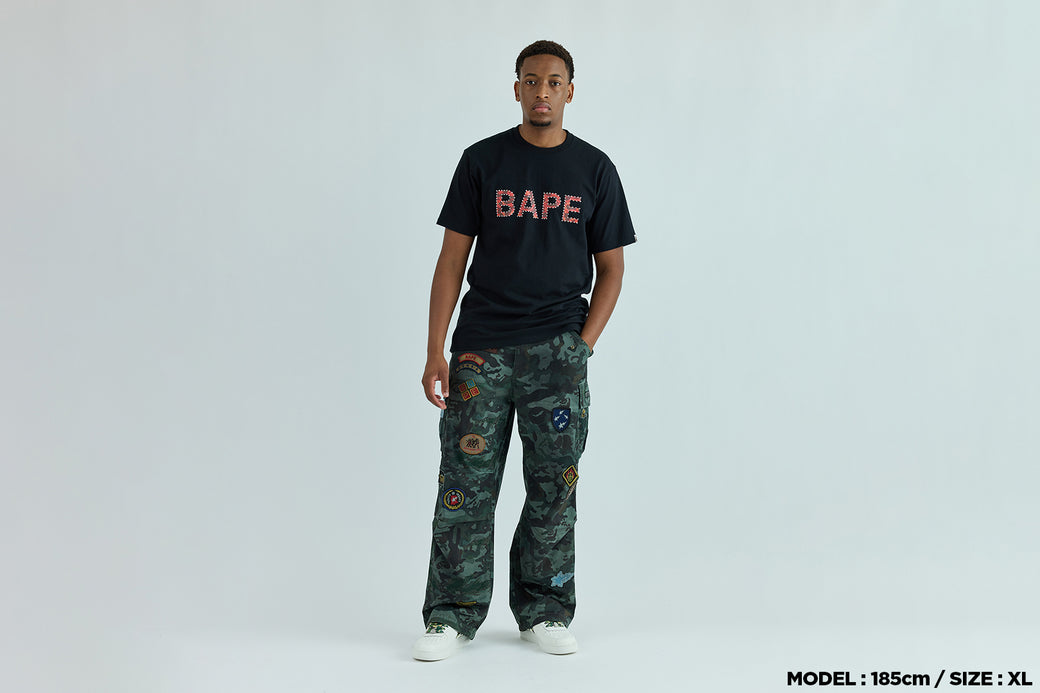 RHINESTONE LOGO TEE | bape.com