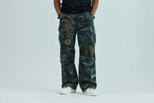 HYBRID CAMO MULTI BADGE CARGO PANTS