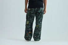 HYBRID CAMO MULTI BADGE CARGO PANTS