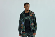HYBRID CAMO MULTI BADGE JACKET