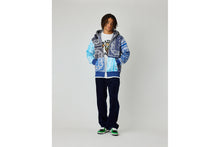 PAISLEY PATTERN SHARK FULL ZIP HOODIE