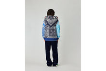 PAISLEY PATTERN SHARK FULL ZIP HOODIE