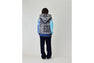 PAISLEY PATTERN SHARK FULL ZIP HOODIE