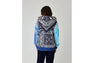 PAISLEY PATTERN SHARK FULL ZIP HOODIE
