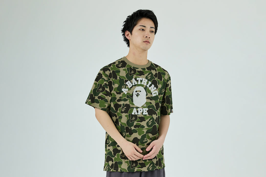 ABC CAMO COLLEGE TEE | bape.com