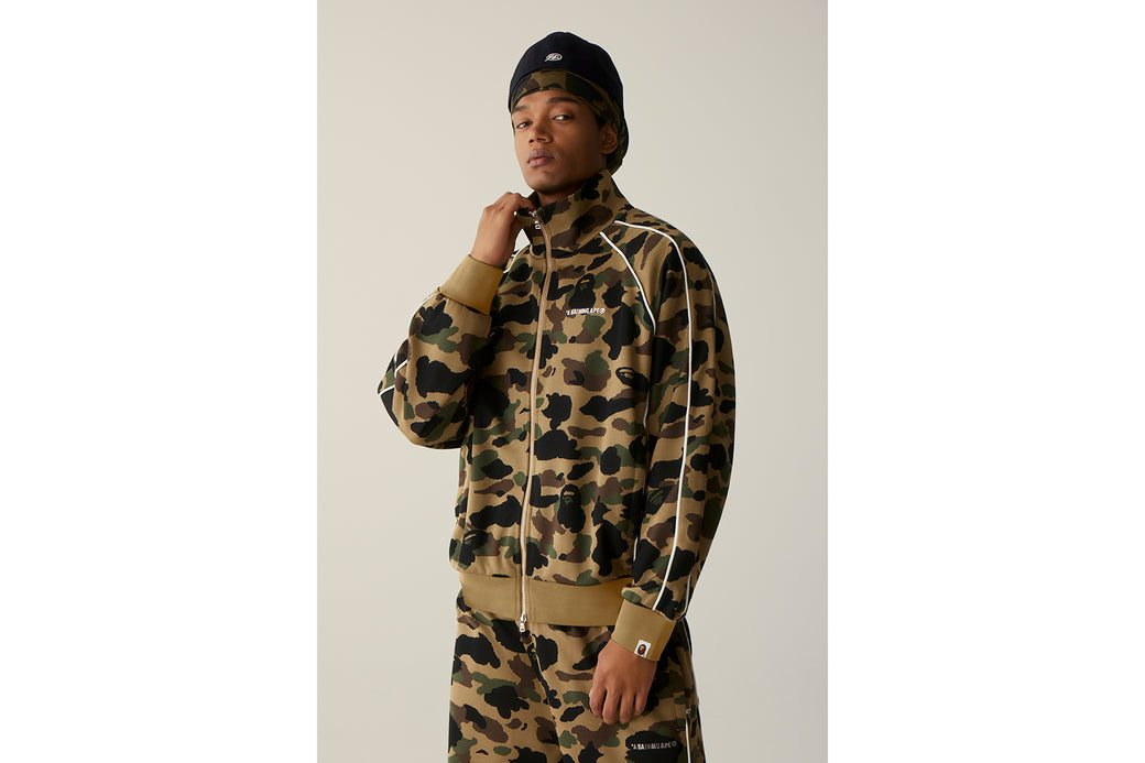 1ST CAMO LOGO RELAXED FIT TRACK JACKET | bape.com