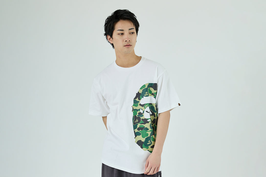 ABC CAMO SIDE BIG APE HEAD TEE | bape.com