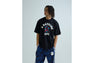 METALLIC BAPE STA COLLEGE RELAXED FIT TEE