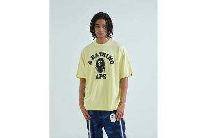 BAPE STICKER COLLEGE RELAXED FIT TEE