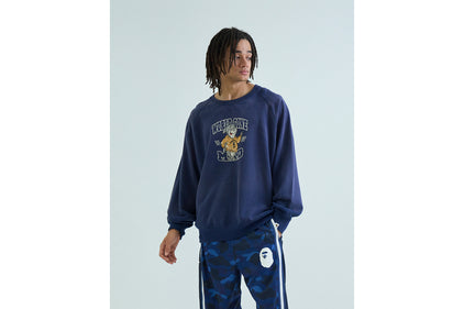 WGM BEAST COLLEGE RELAXED FIT CREWNECK SWEATSHIRT