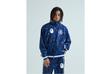 COLOR CAMO MESH RELAXED FIT TRACK JACKET
