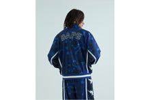 COLOR CAMO MESH RELAXED FIT TRACK JACKET