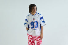 SOLID CAMO JACQUARD MESH CROPPED FIT FOOTBALL JESEY